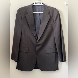 Ralph Lauren Men's Dark Charcoal Two-Button Suit Blazer